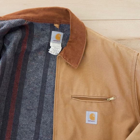 Vintage Men’s Carhartt J01 Chore Coat (Brown) Size 50 Regular - Picture 3 of 9